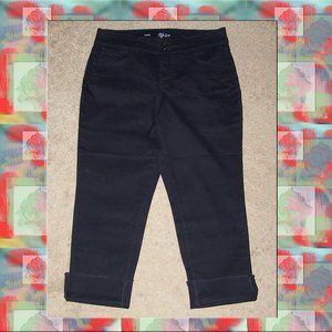 NEW size 10 Style & Co. Capri Black stretch pants